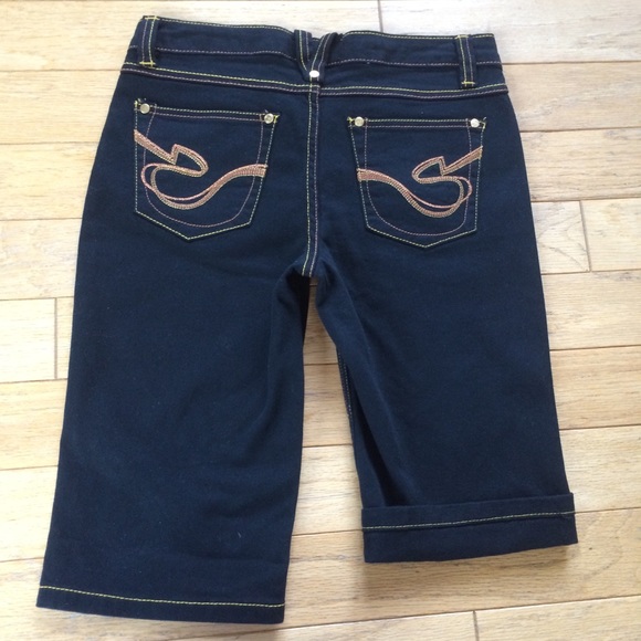 Jean shorts Bermuda length and tank top - Picture 4 of 6